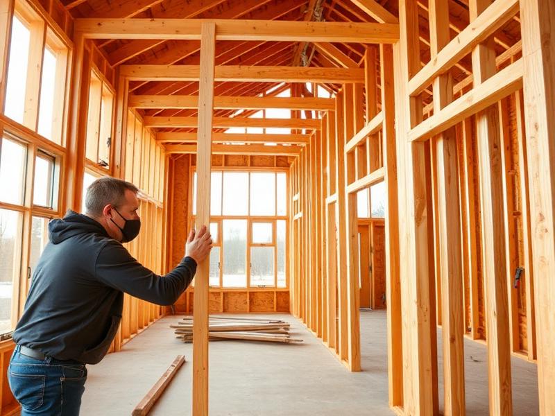 Residential framing interior