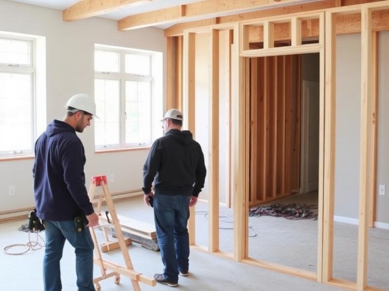 Remodel framing work
